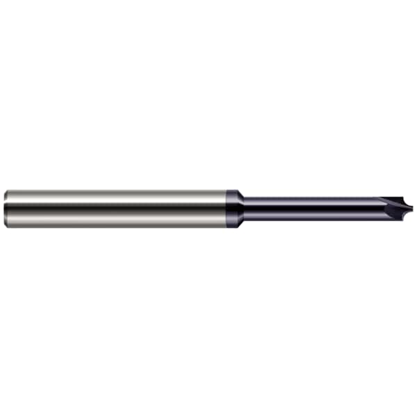 Harvey Tool Corner Rounding End Mill Long Reach Flared, 0.0310", Neck Length 3/4" 57431C3
